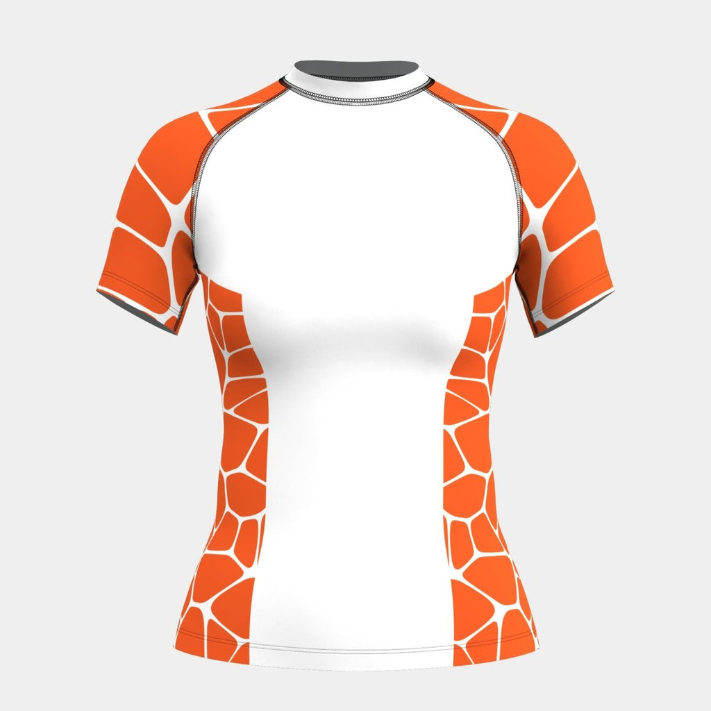 Design 14 Women's Rash Guard Short Sleeve - Kit Designer