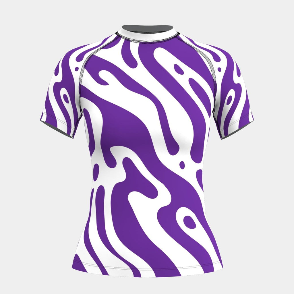 Design 16 Women's Rash Guard Short Sleeve - Kit Designer