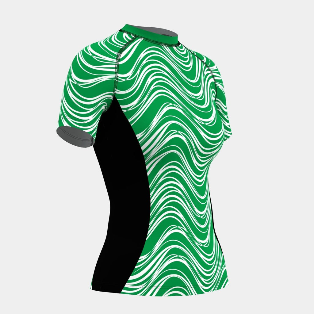 Design 17 Women's Rash Guard Short Sleeve - Kit Designer
