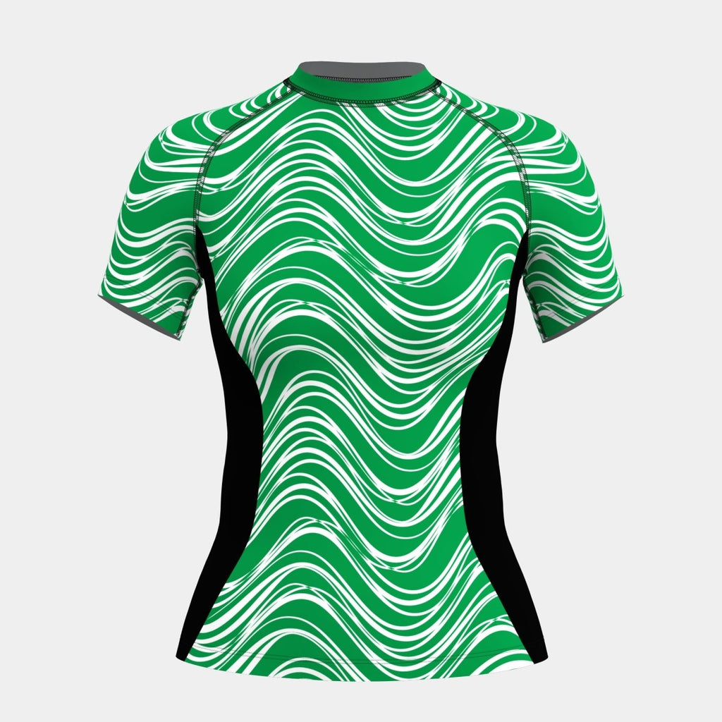 Design 17 Women's Rash Guard Short Sleeve - Kit Designer