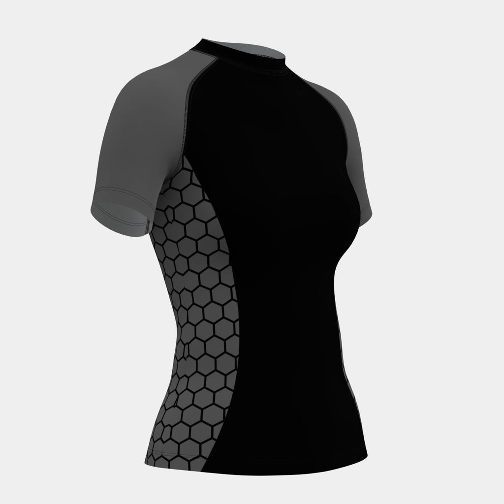 Design 25 Women's Rash Guard Short Sleeve - Kit Designer