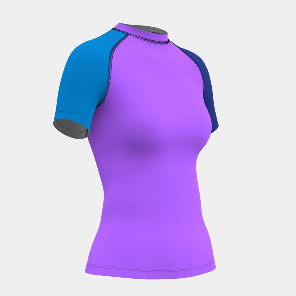 Design 27 Women's Rash Guard Short Sleeve - Kit Designer
