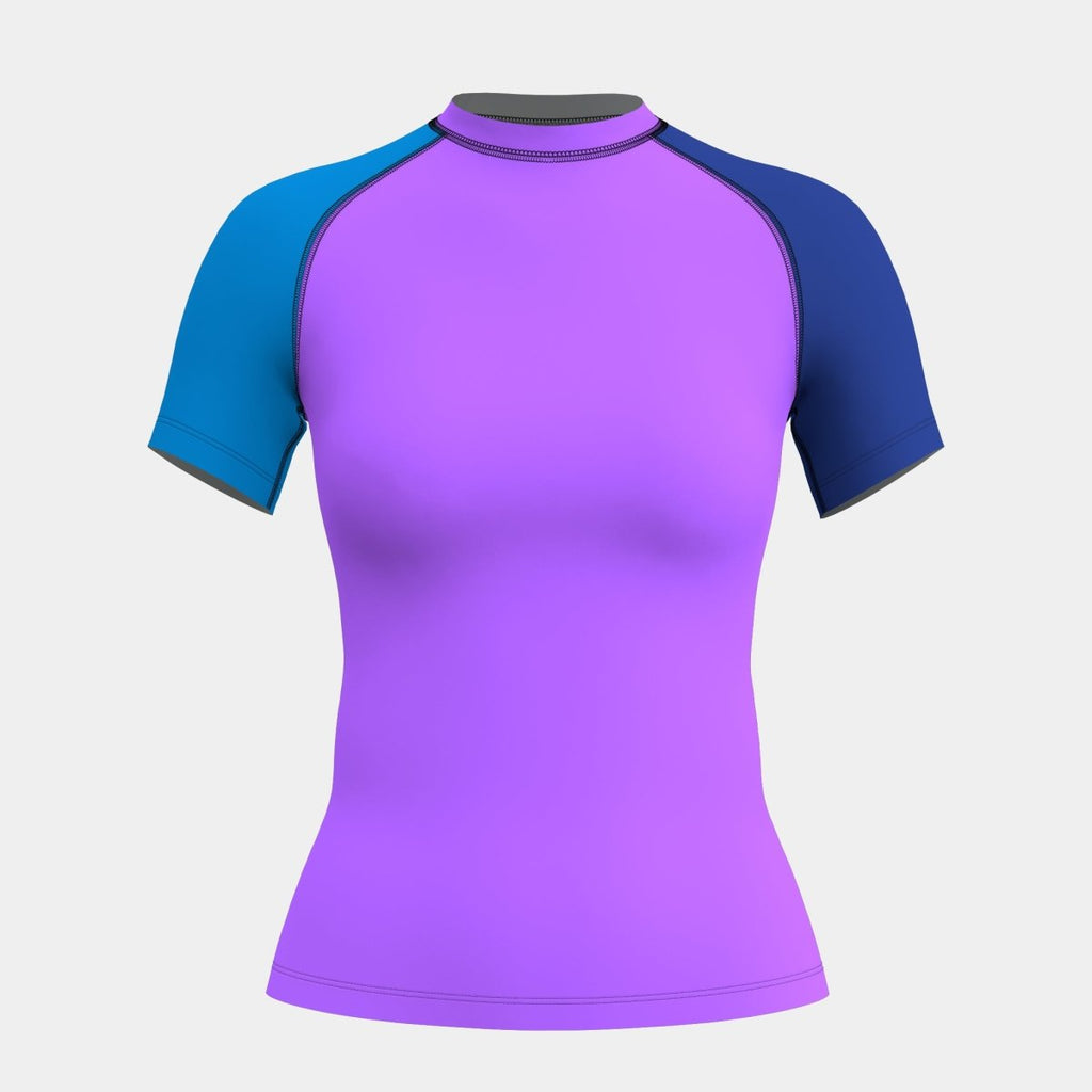 Design 27 Women's Rash Guard Short Sleeve - Kit Designer
