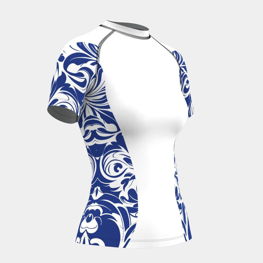 Design 28 Women's Rash Guard Short Sleeve - Kit Designer