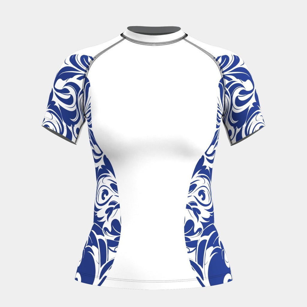Design 28 Women's Rash Guard Short Sleeve - Kit Designer