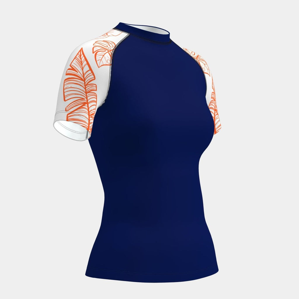 Design 3 Women's Rash Guard Short Sleeve - Kit Designer