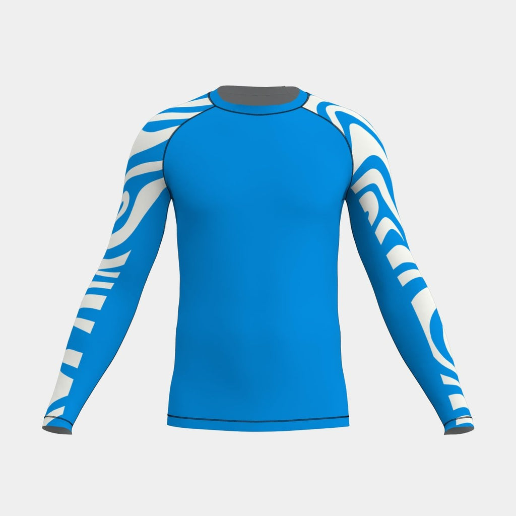 Motorcycle Rash Guard Pattern Men's Rash Guard Long Sleeve Collection | Kit Designer Pro