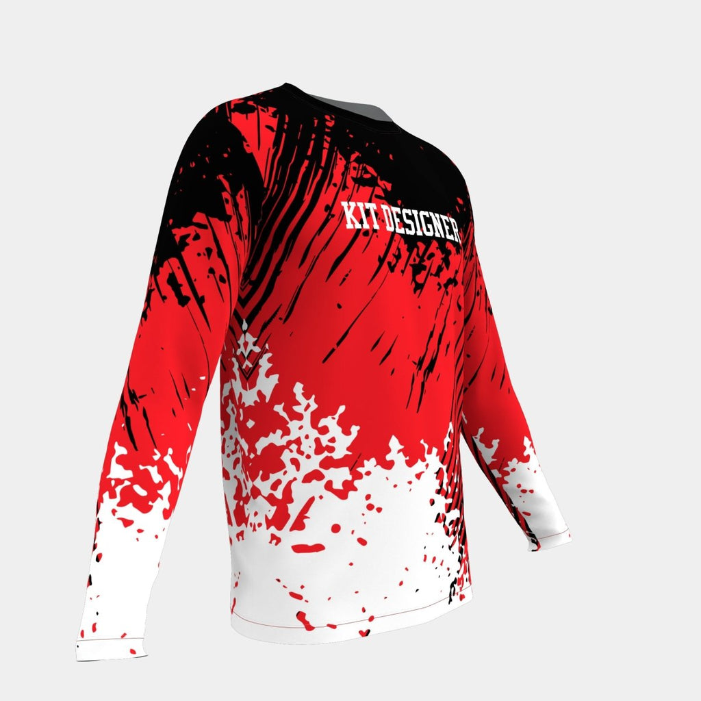 Design 4 Men's Long Sleeve Shirt - Kit Designer