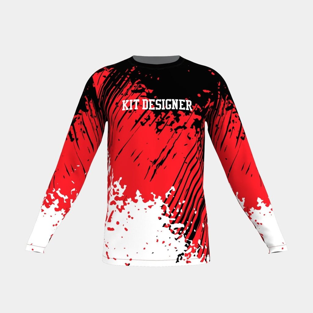 Design 4 Men's Long Sleeve Shirt - Kit Designer