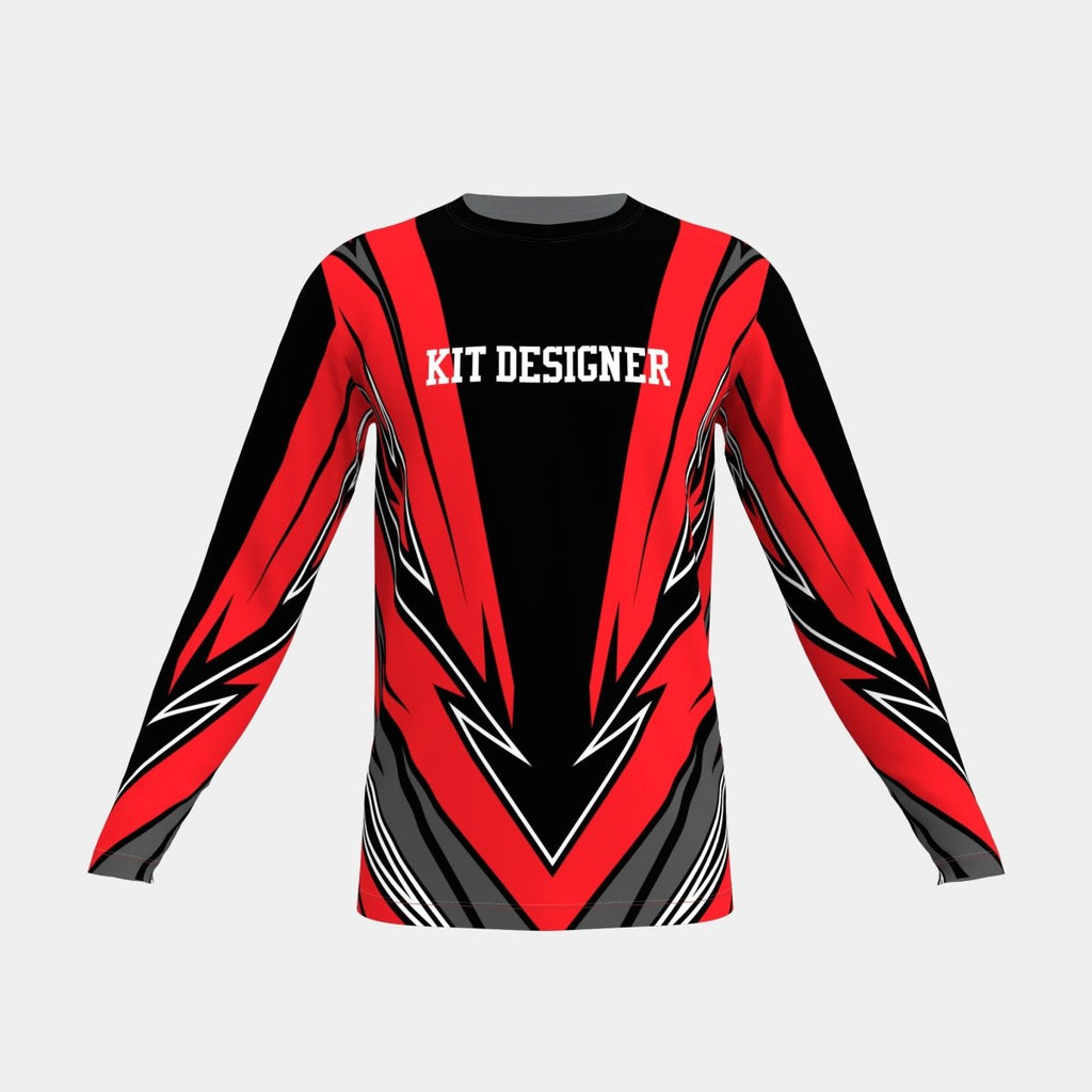 Design 5 Men's Long Sleeve Shirt - Kit Designer