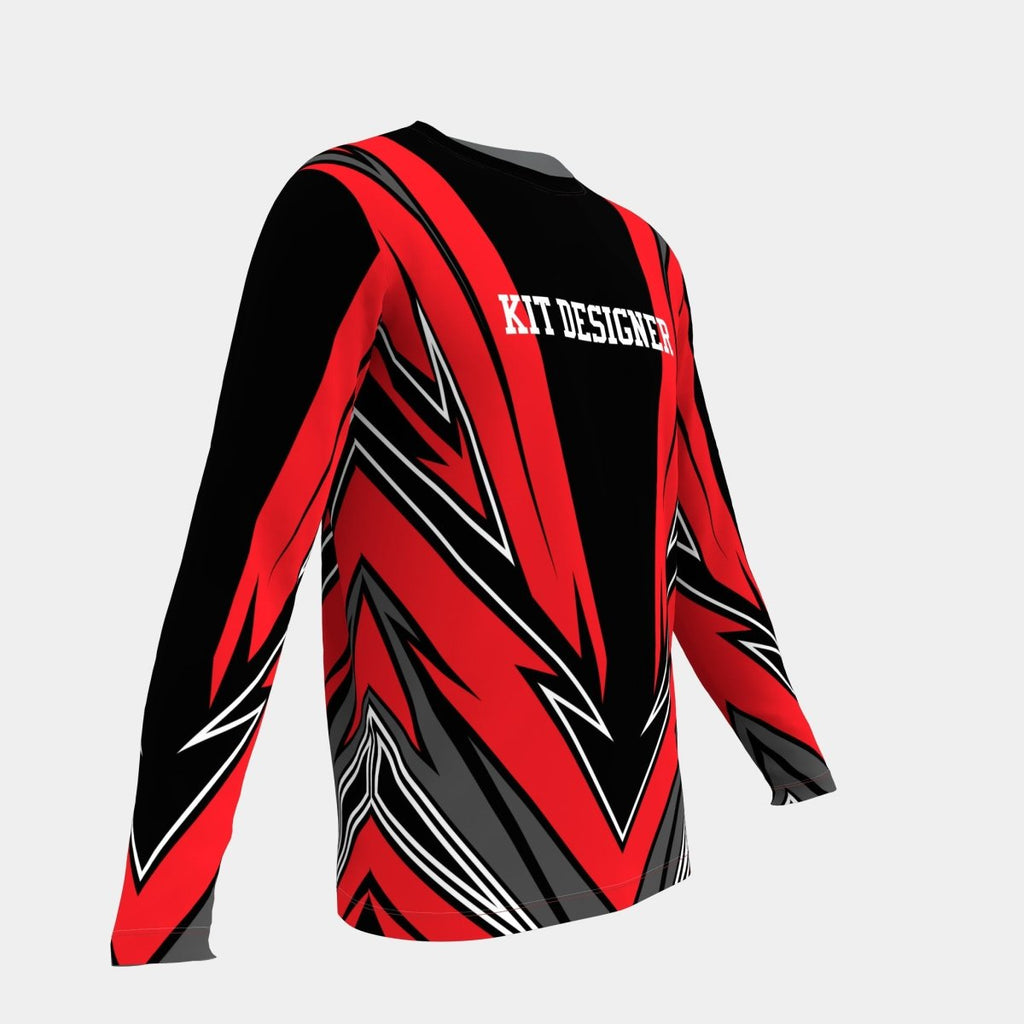 Design 5 Men's Long Sleeve Shirt - Kit Designer
