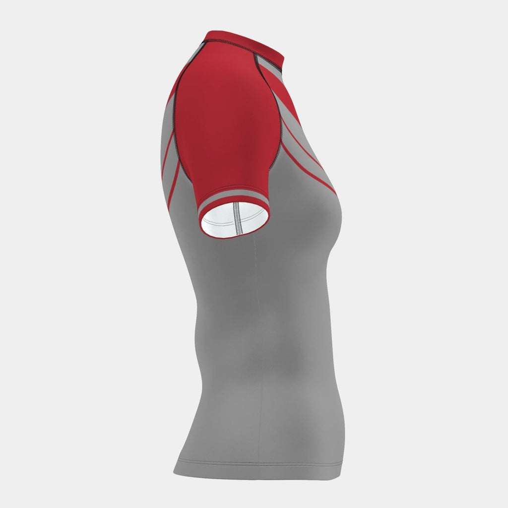 Design 5 Women's Rash Guard Short Sleeve - Kit Designer