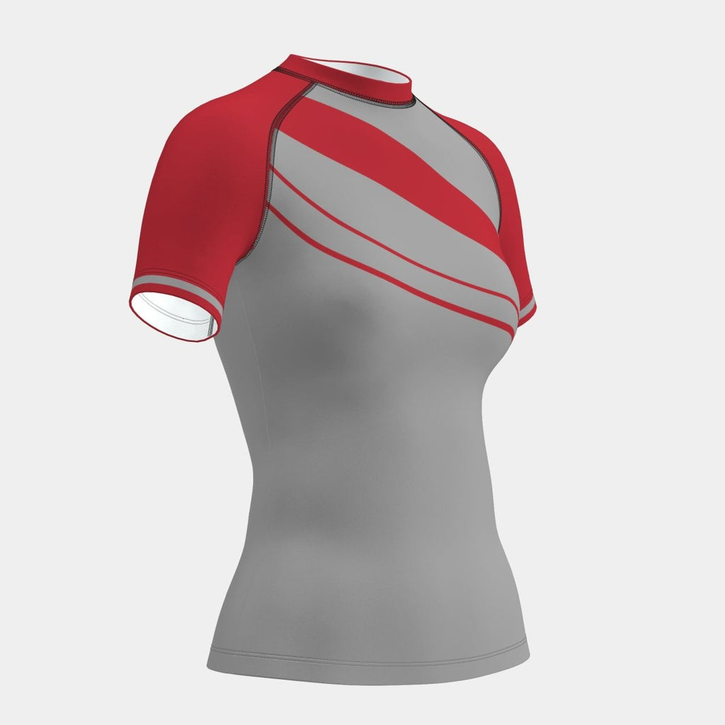 Design 5 Women's Rash Guard Short Sleeve - Kit Designer