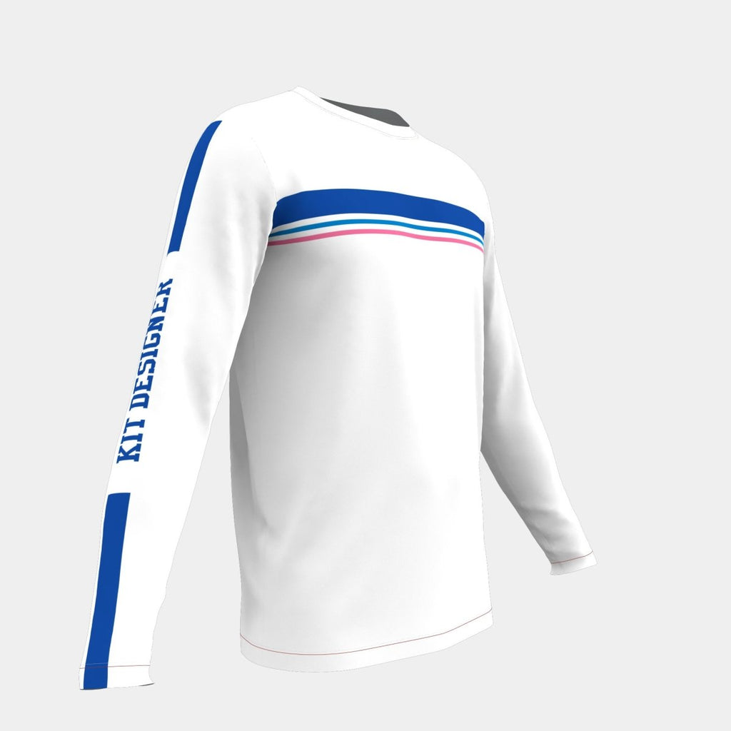 Design 8 Men's Long Sleeve Shirt - Kit Designer