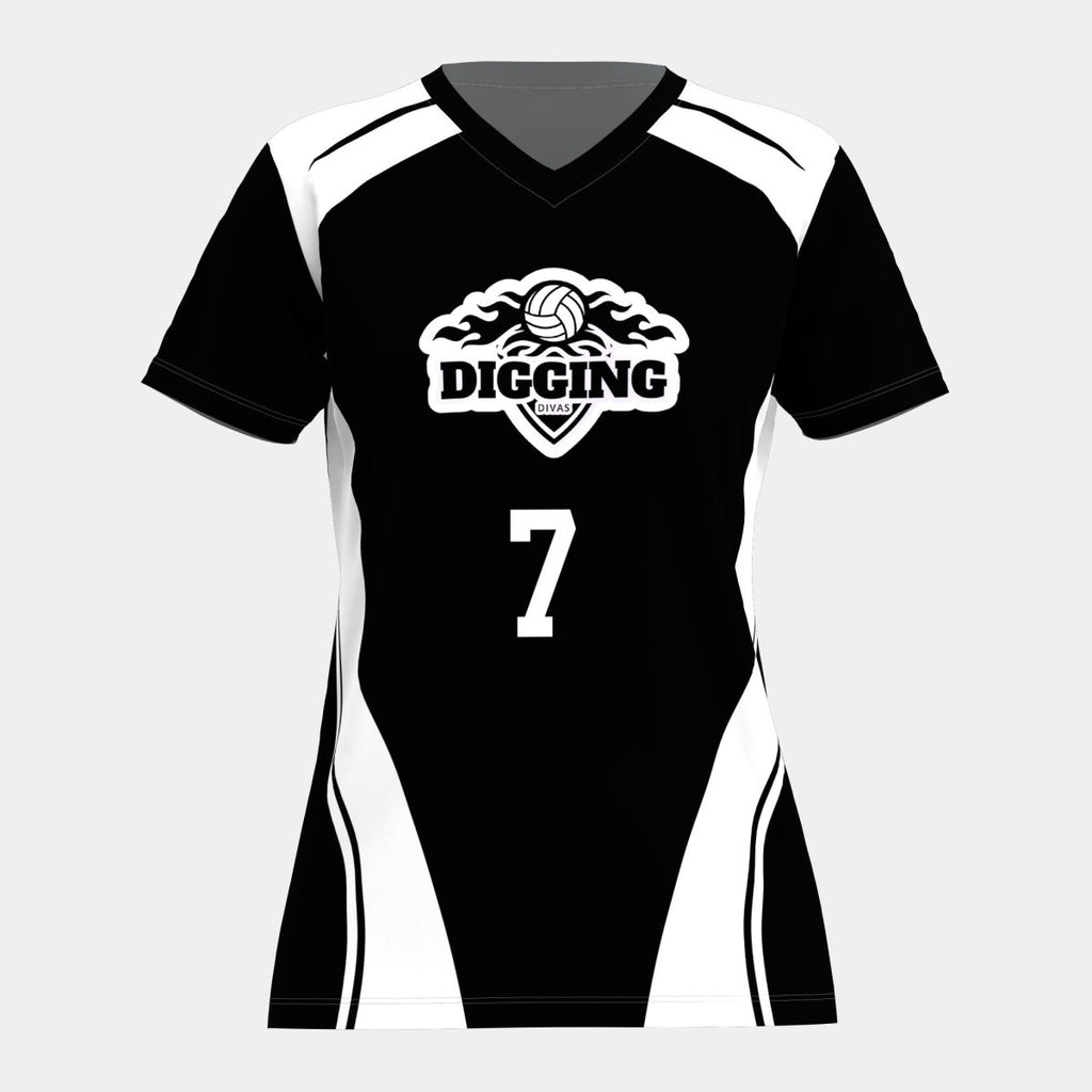 Digging Divas Volleyball Jersey - Kit Designer