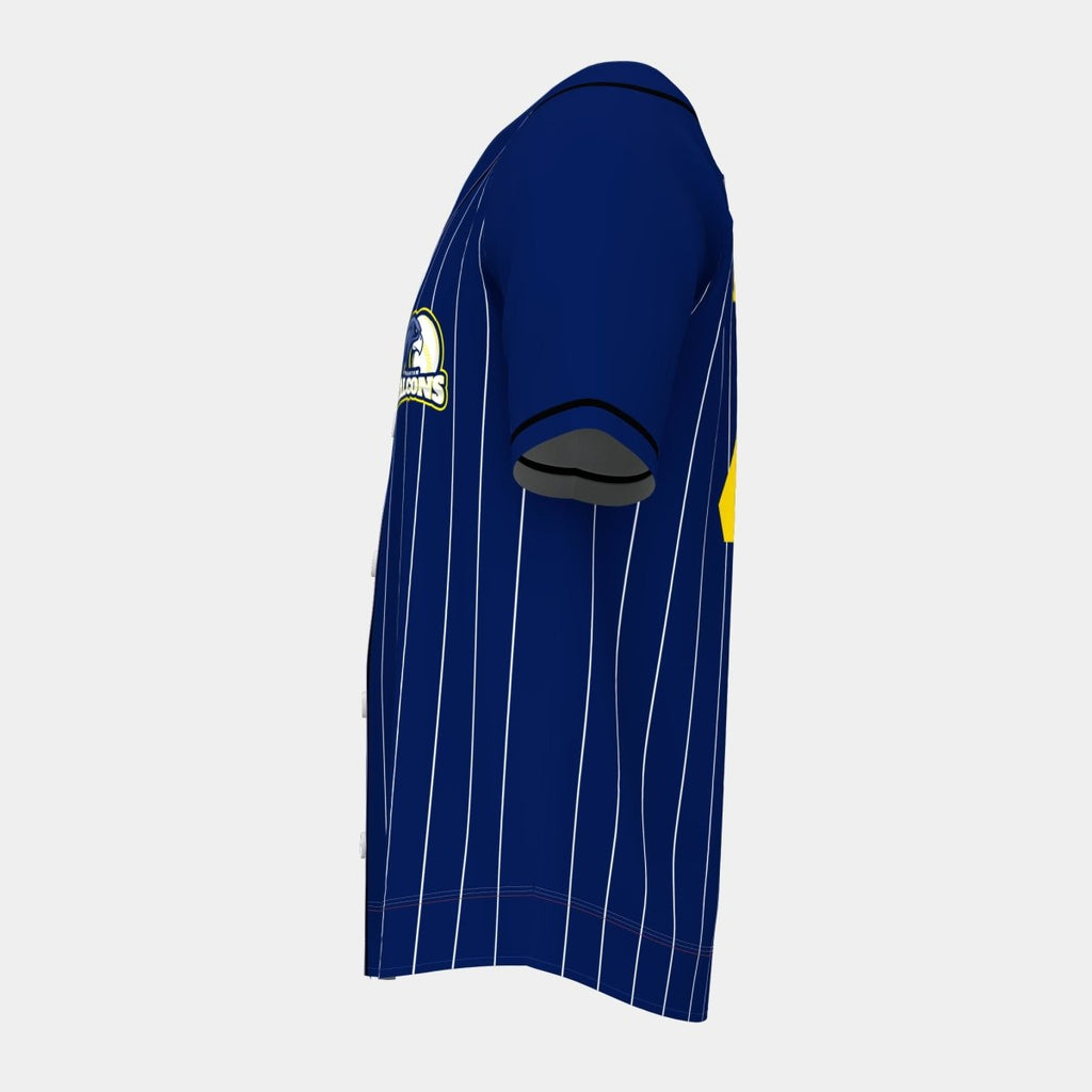 Falcons Baseball Jersey with Piping - Kit Designer