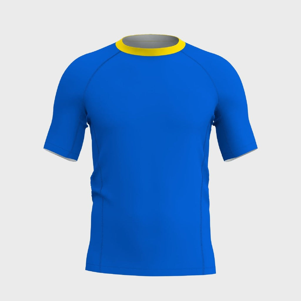 Fitted Short Sleeve Rashguard with Side Panel - Kit Designer