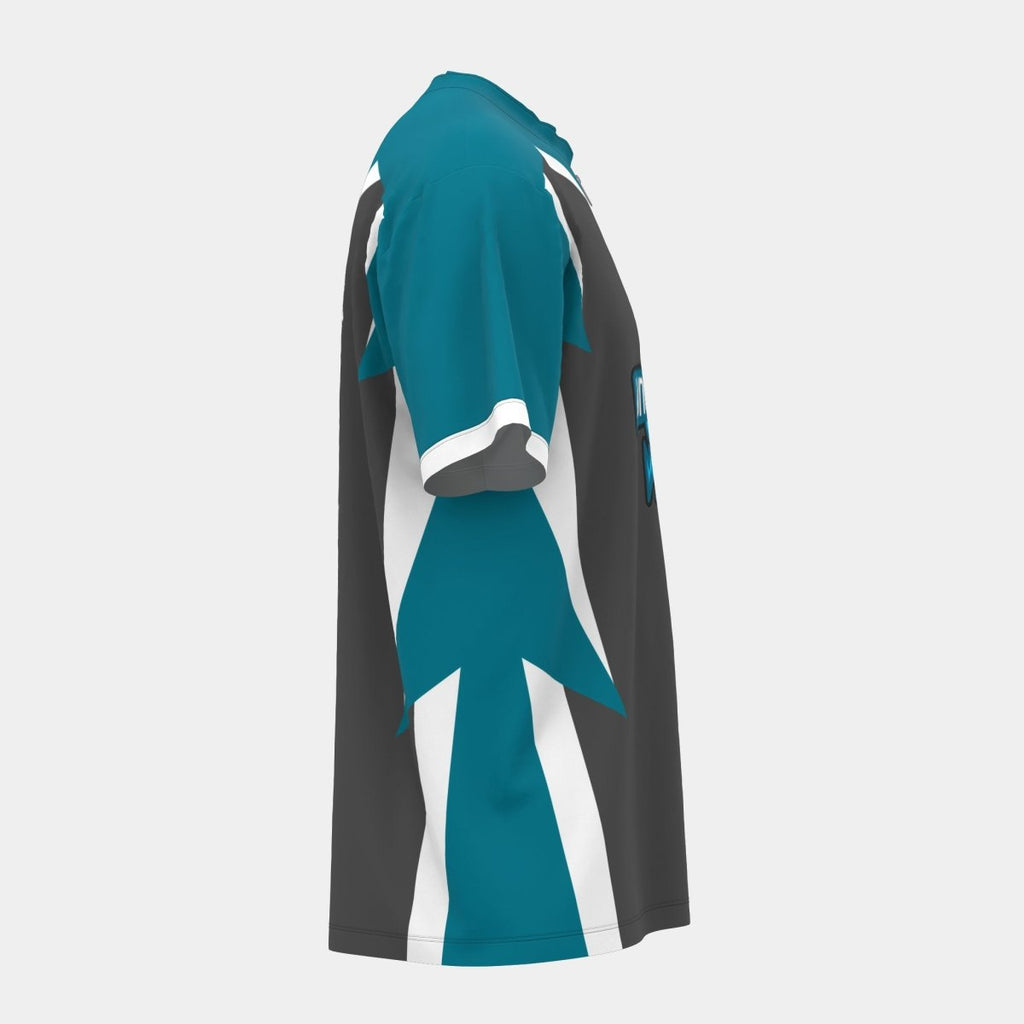 Hungry Shark Chinese Collar Tee - Kit Designer