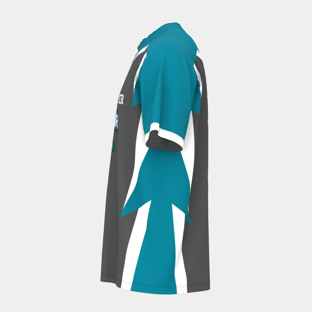 Hungry Shark Chinese Collar Tee - Kit Designer