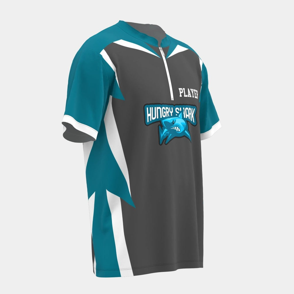 Hungry Shark Chinese Collar Tee - Kit Designer