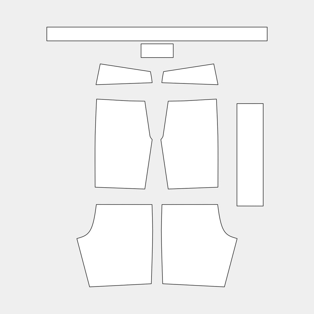 Kids Grappling Shorts Pattern (K10 - KGS) - Kit Designer