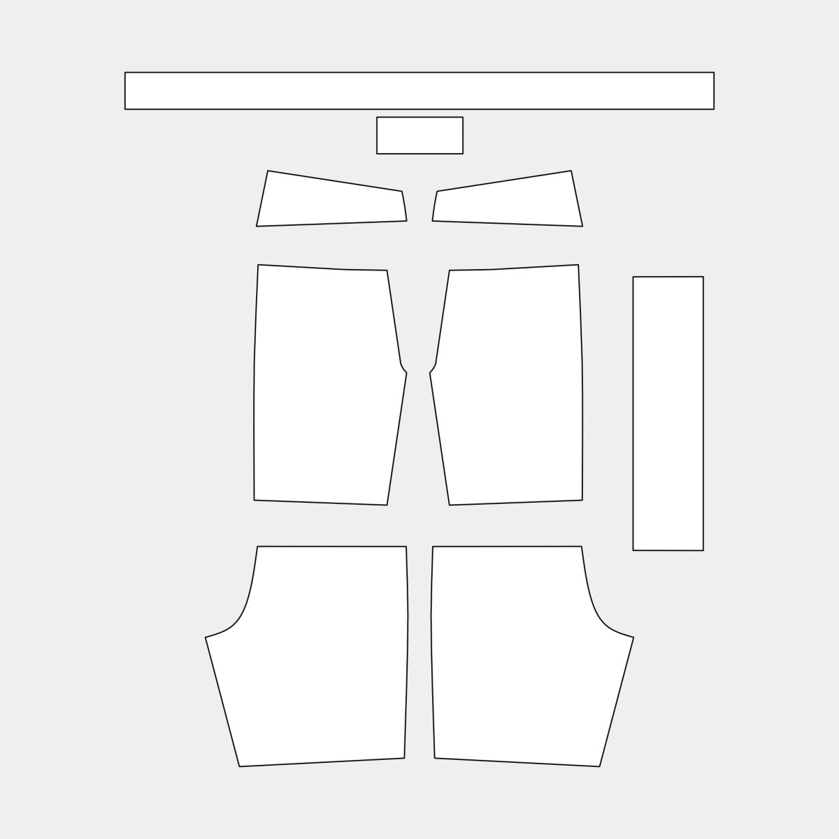 Kids Grappling Shorts Pattern (K10-KGS) – Kit Designer