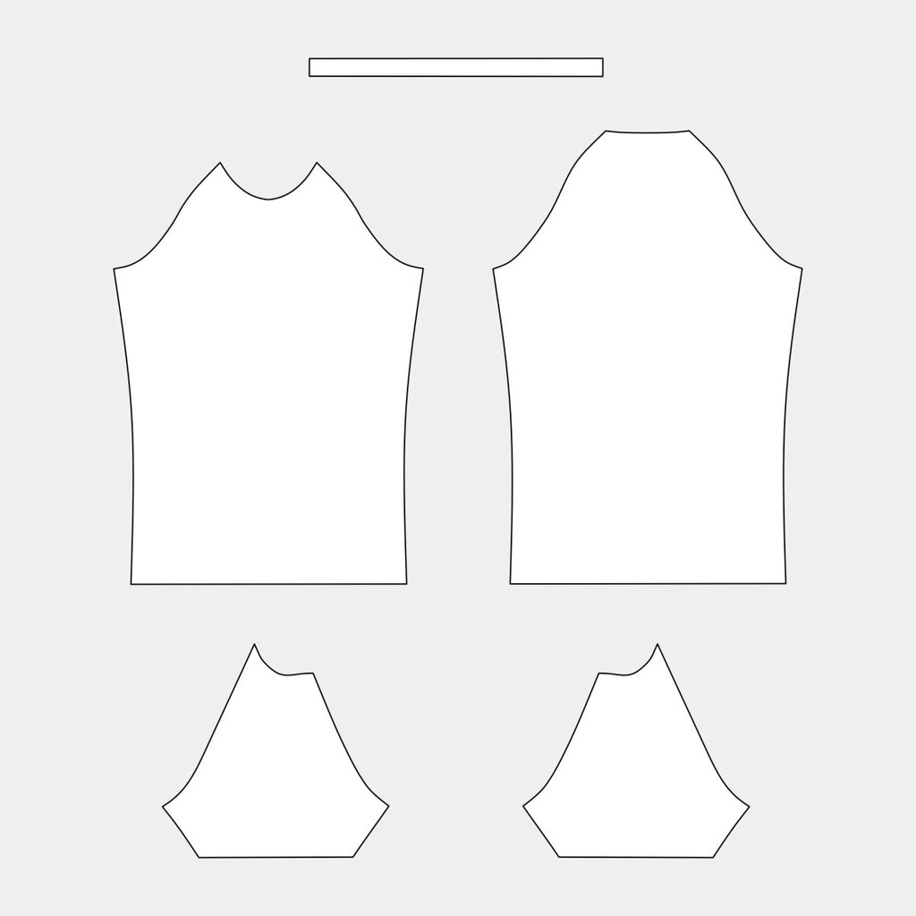 Kids Rash Guard: Short Sleeve - Loose Fit Pattern (CH - 050 KRGLF) - Kit Designer