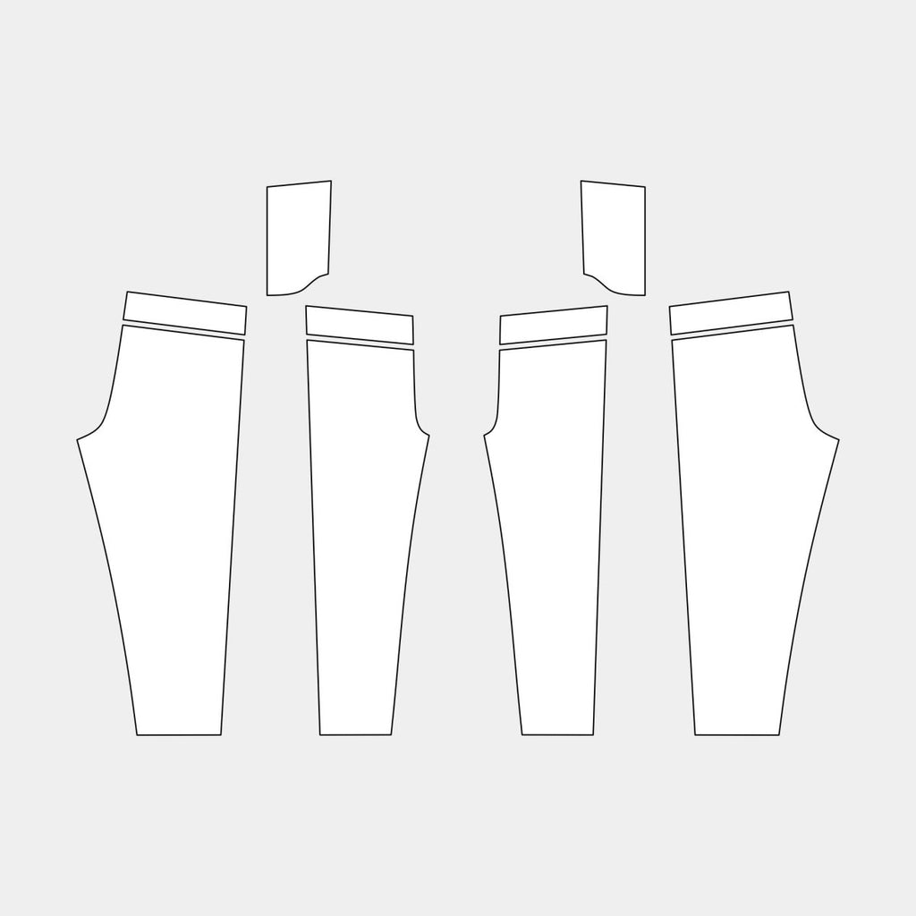 Kids Tracksuit Pants Pattern (18YP - YTSH) - Kit Designer