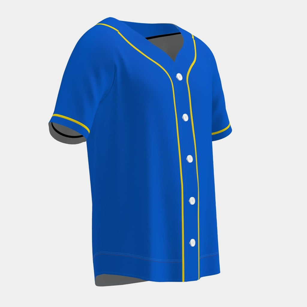 Men's Baseball Jersey with Piping - Kit Designer