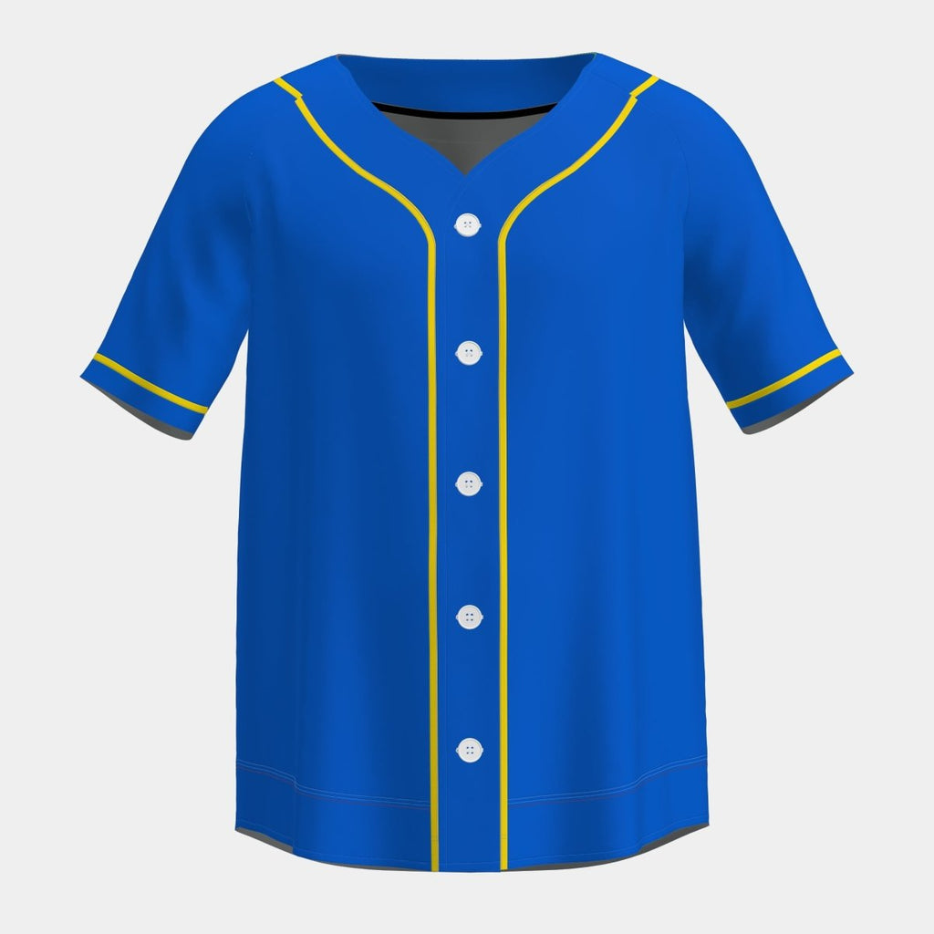 Men's Baseball Jersey with Piping - Kit Designer