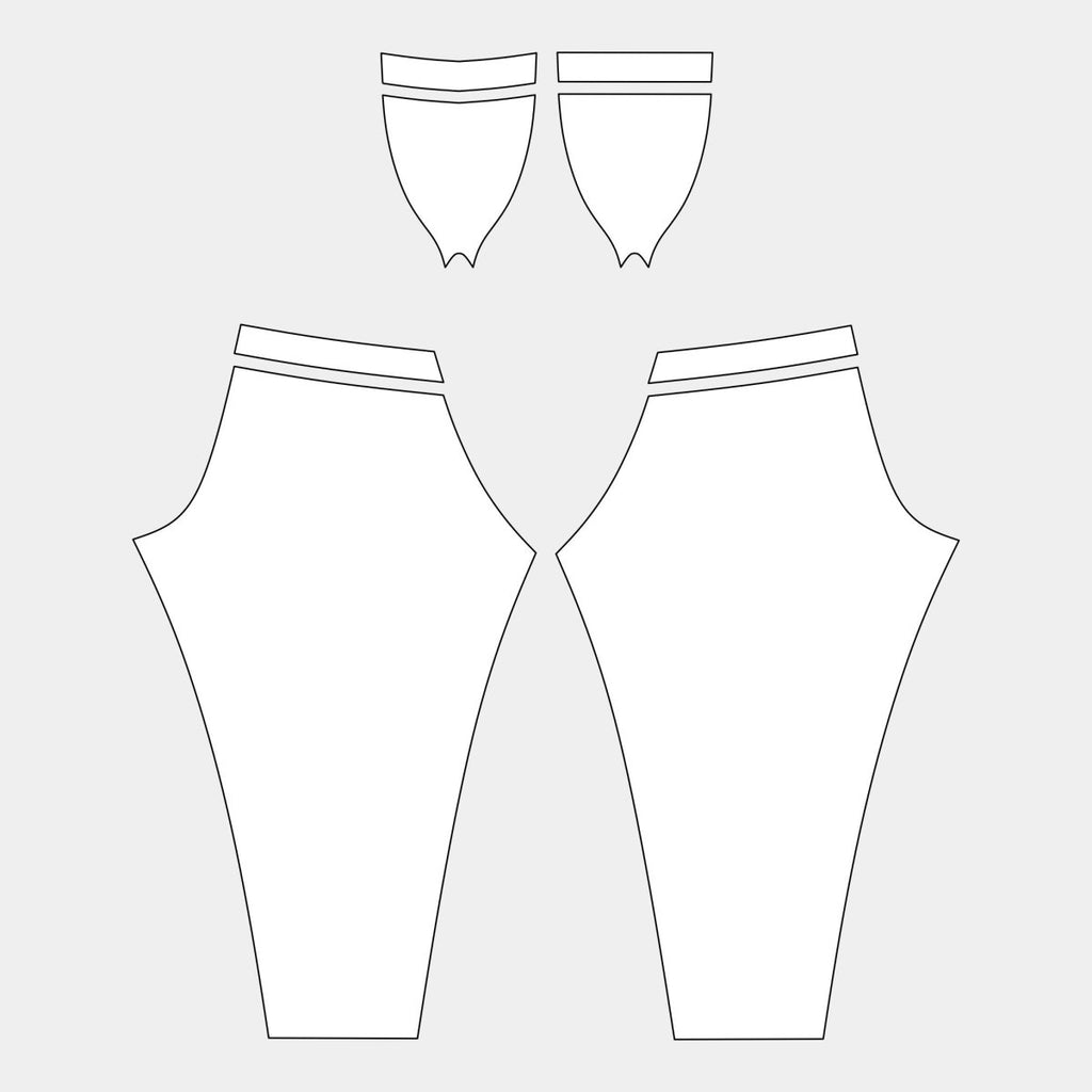 Men’s BJJ Leggings Pattern (24 - ML) - Kit Designer