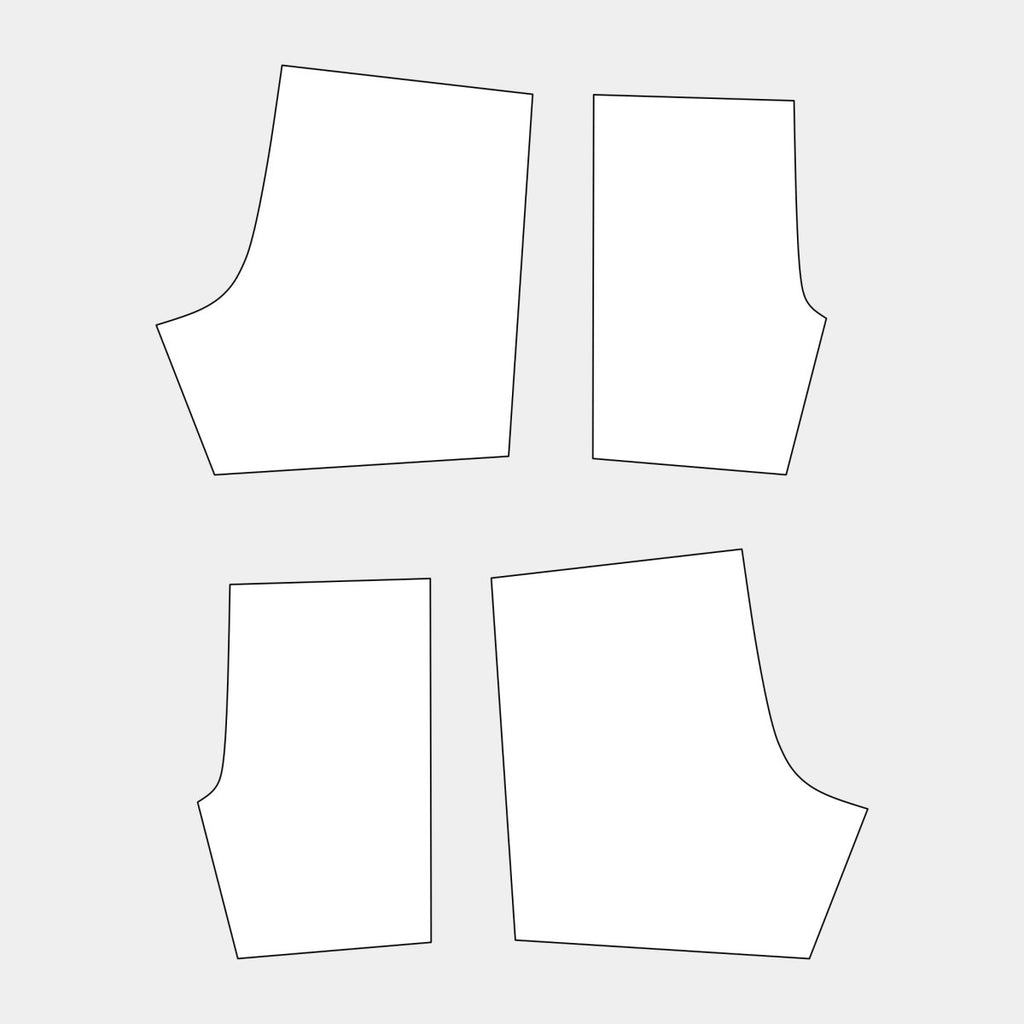 Men's Board Shorts - Asian Size Pattern (UNIQ - 06AS MBS) - Kit Designer