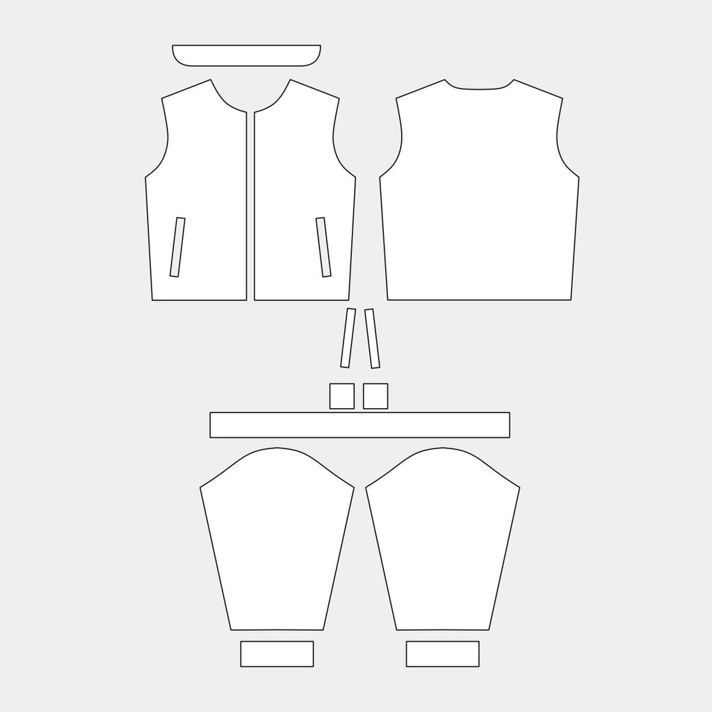 Men's Bomber Jacket Pattern (TC269 - MBJ) - Kit Designer