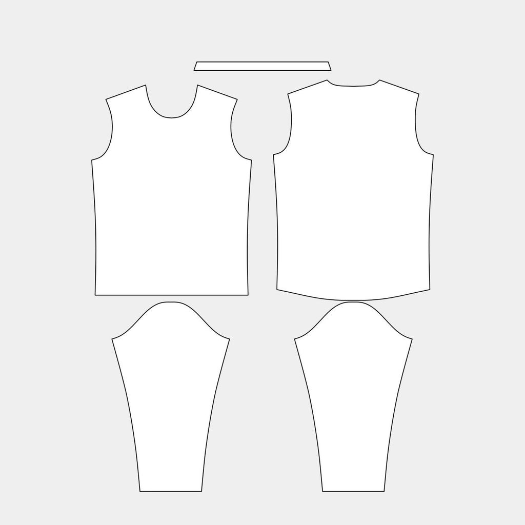 Men's Crew Neck Long Sleeve Shirt with Scoop Back (TS - 2S) - Kit Designer
