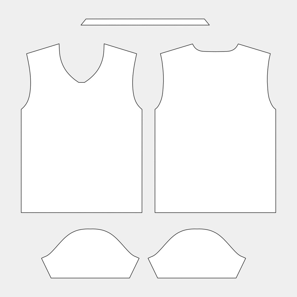 Men's E - Sports Jersey - Overlap V - Neck - Asian Size Pattern (TC390AS - MVTSO) - Kit Designer