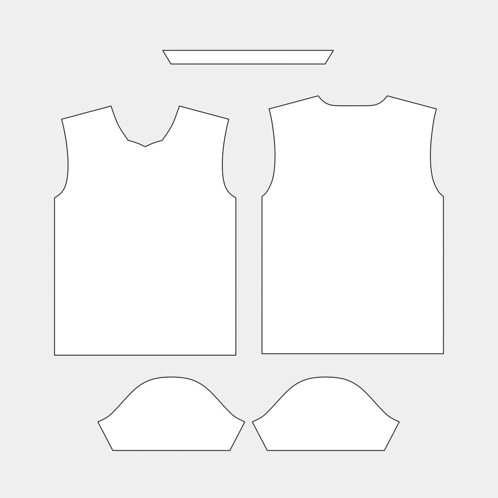Men's Flat V - Neck Jersey - Asian Size (CH019 - FVN) - Kit Designer