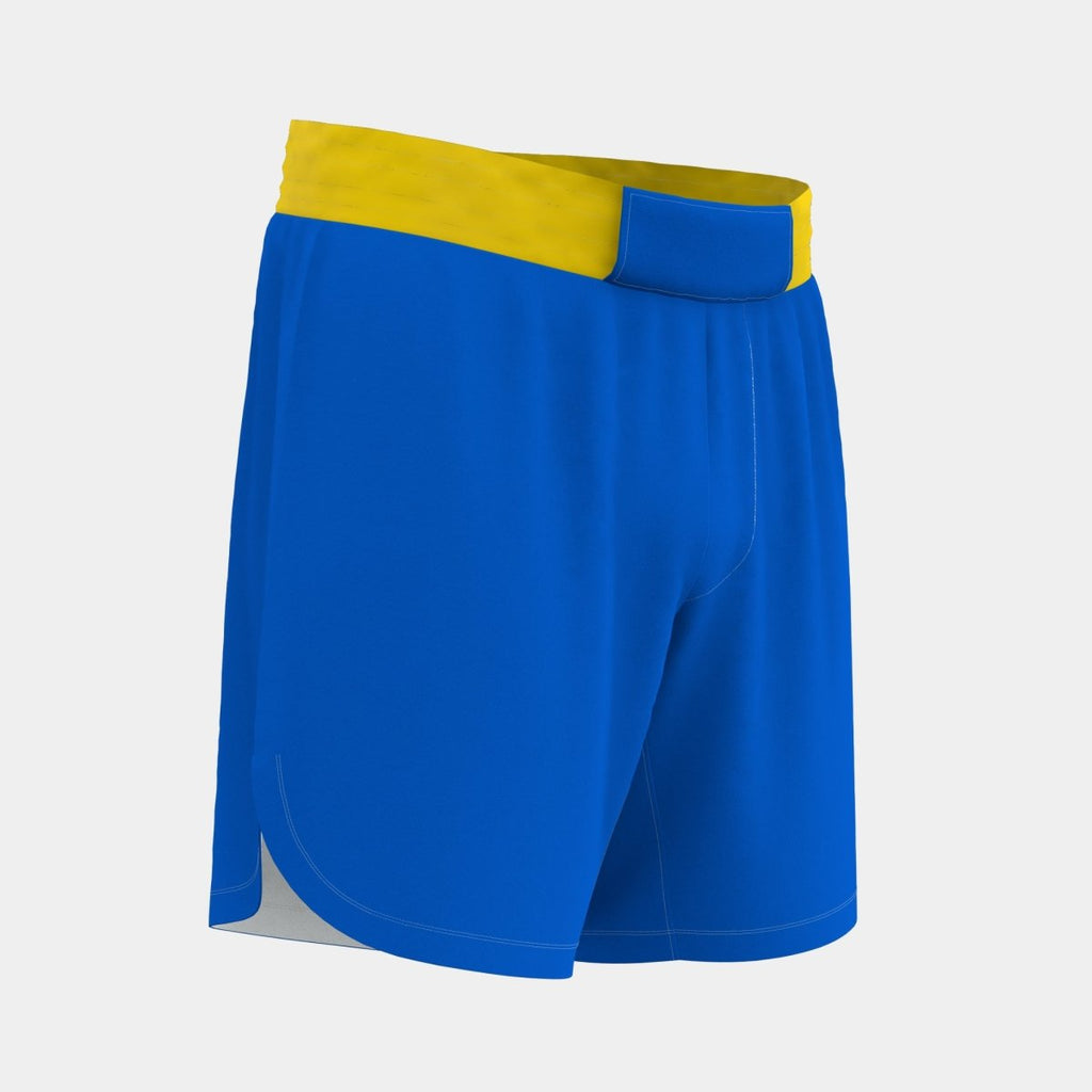 Men's Grappling Shorts with Curved Slit - Kit Designer