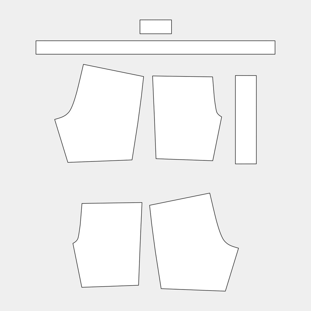 Men's Grappling Shorts with Side Slit Pattern (ALVA - 48 MGSS) - Kit Designer