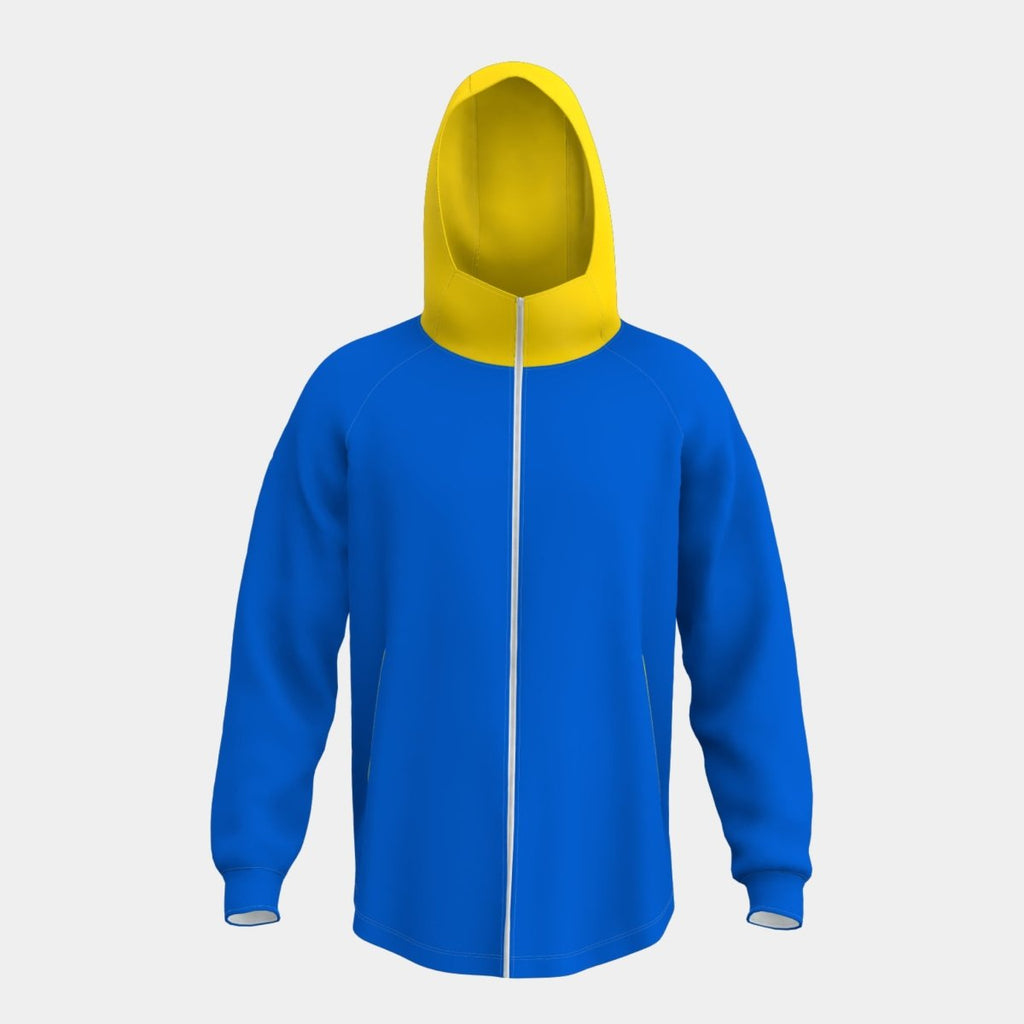 Men's Hoodie Jacket with Zipper - Kit Designer