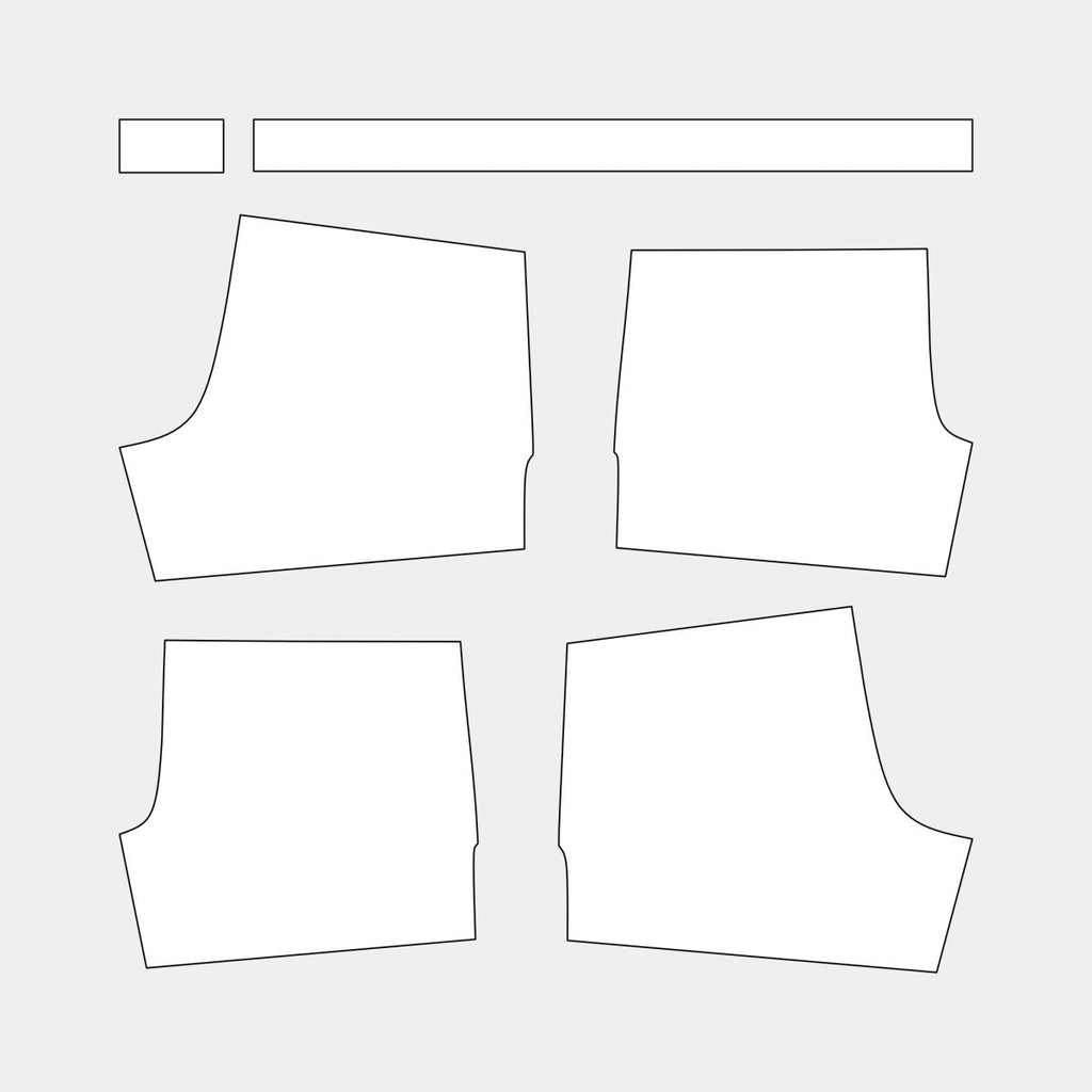 Men's Kickboxing Shorts Pattern (TC283 - MKB) - Kit Designer