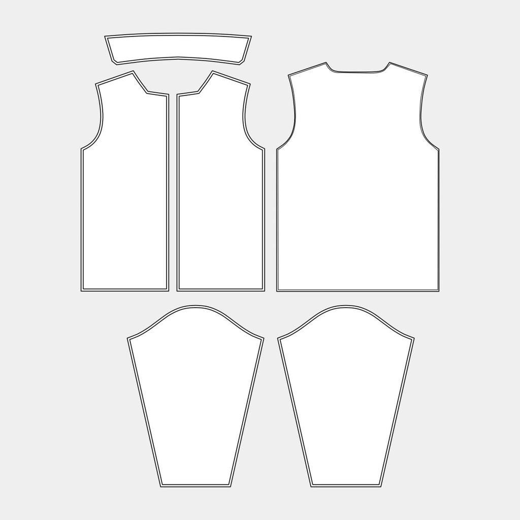 Men's Long Sleeve Pajamas - Top Only - Asian Size Pattern (TC387AST - MSWS) - Kit Designer