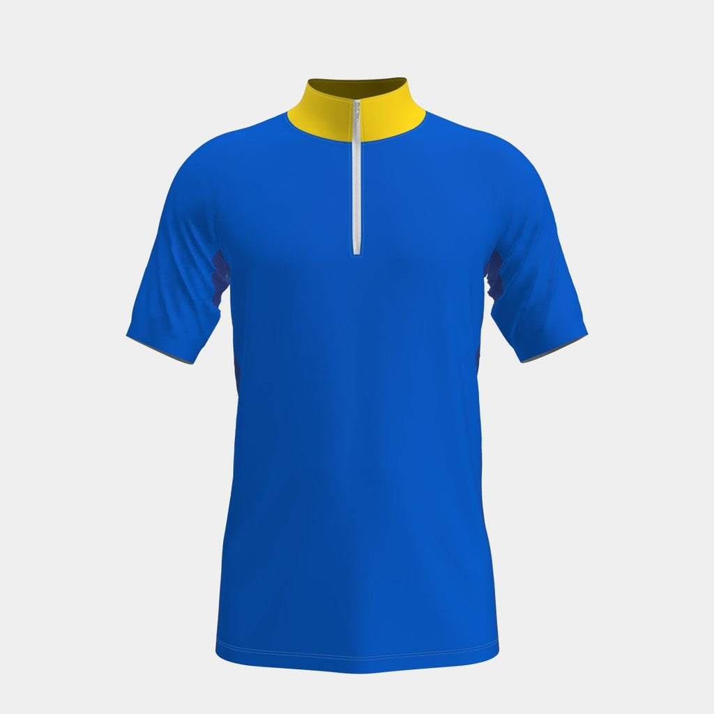 Men's Mandarin Polo with Side Panel - Kit Designer