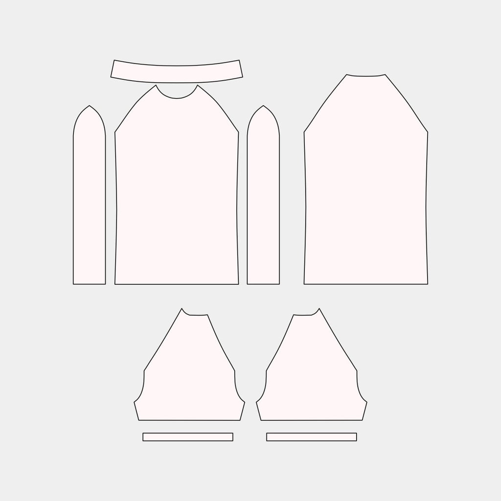 Men's Mandarin Polo with Side Panel Pattern (PA - 03 MRTN) - Kit Designer