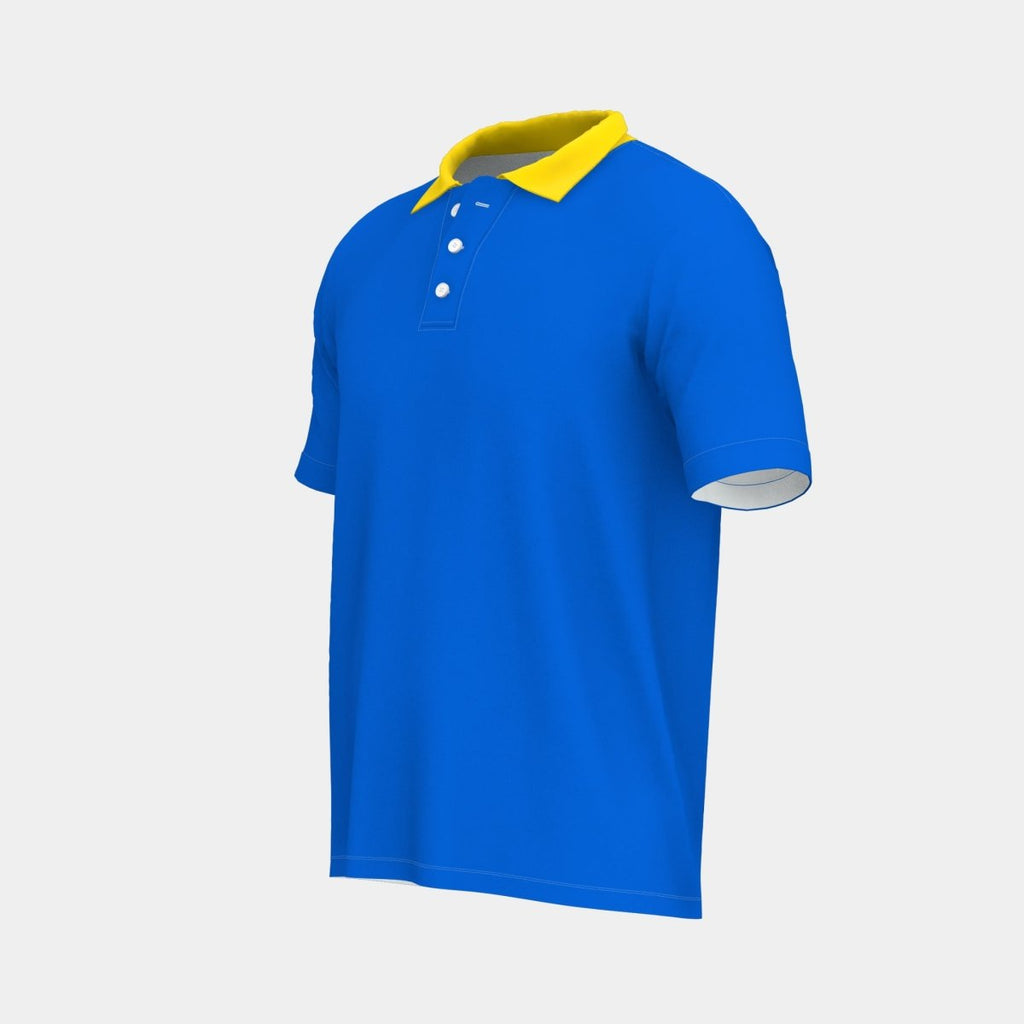 Men's Polo with Knitted Collar and Cuffs - Kit Designer