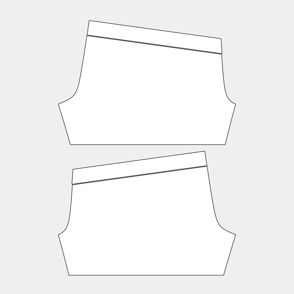 Men's Short Sleeve Pajamas - Shorts Only - Asian Size Pattern (TC386AS - MSWS) - Kit Designer