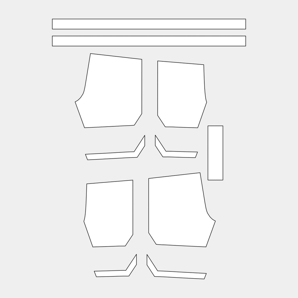 Men's Shorts with Pocket Pattern (ALVA - 44 - MS) - Kit Designer
