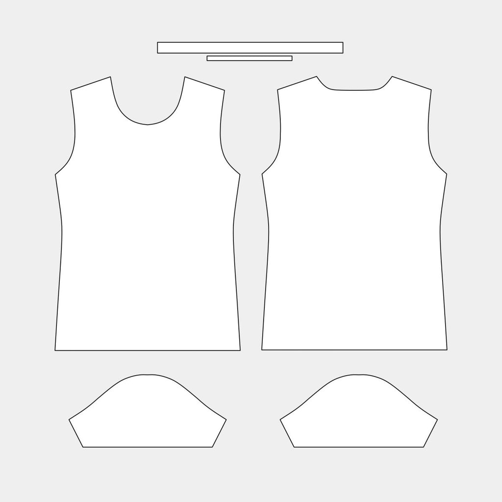 Men's T-Shirt - Asian Size Pattern (UNIQ - 01AS MTS) - Kit Designer