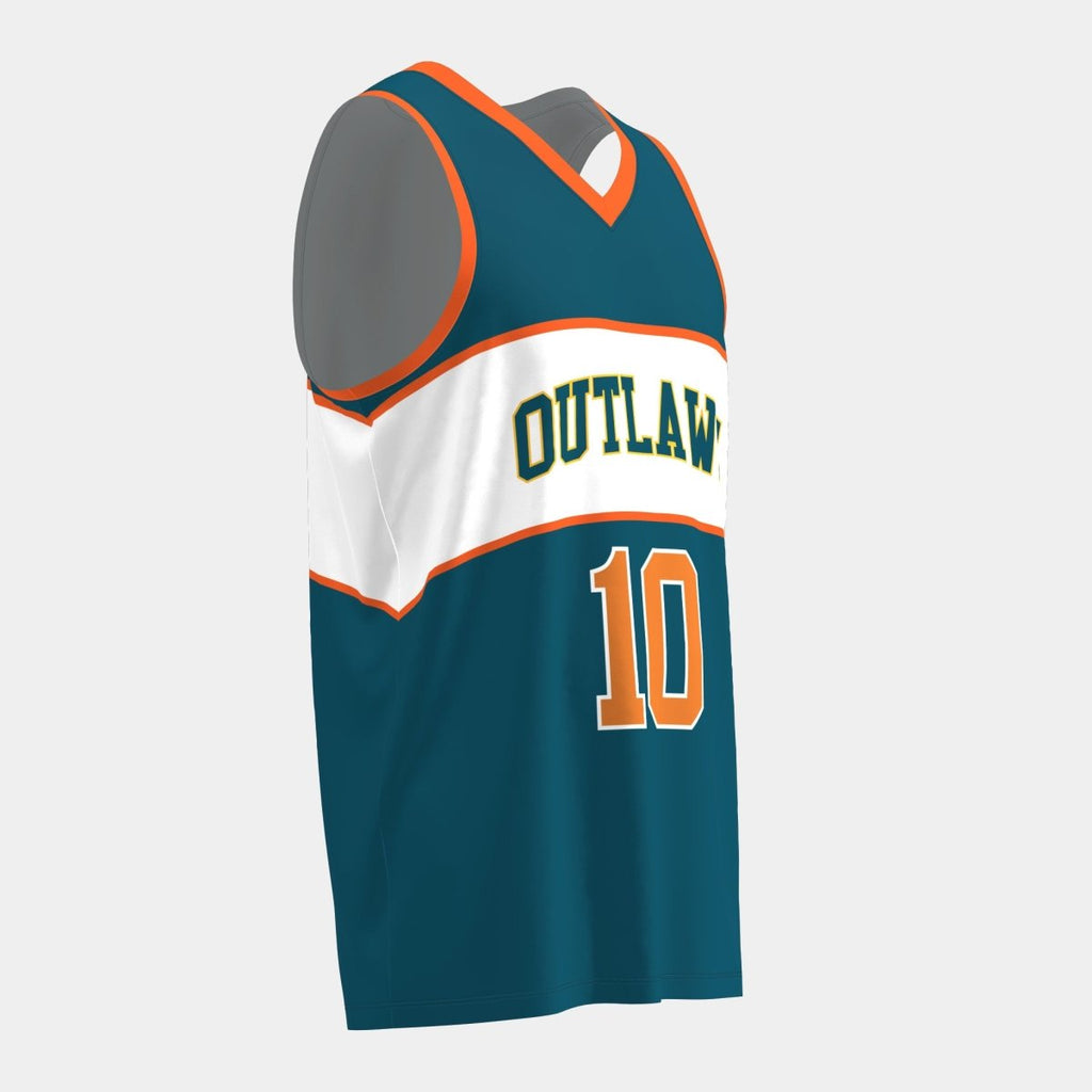 Outlaws Basketball Jersey - Kit Designer
