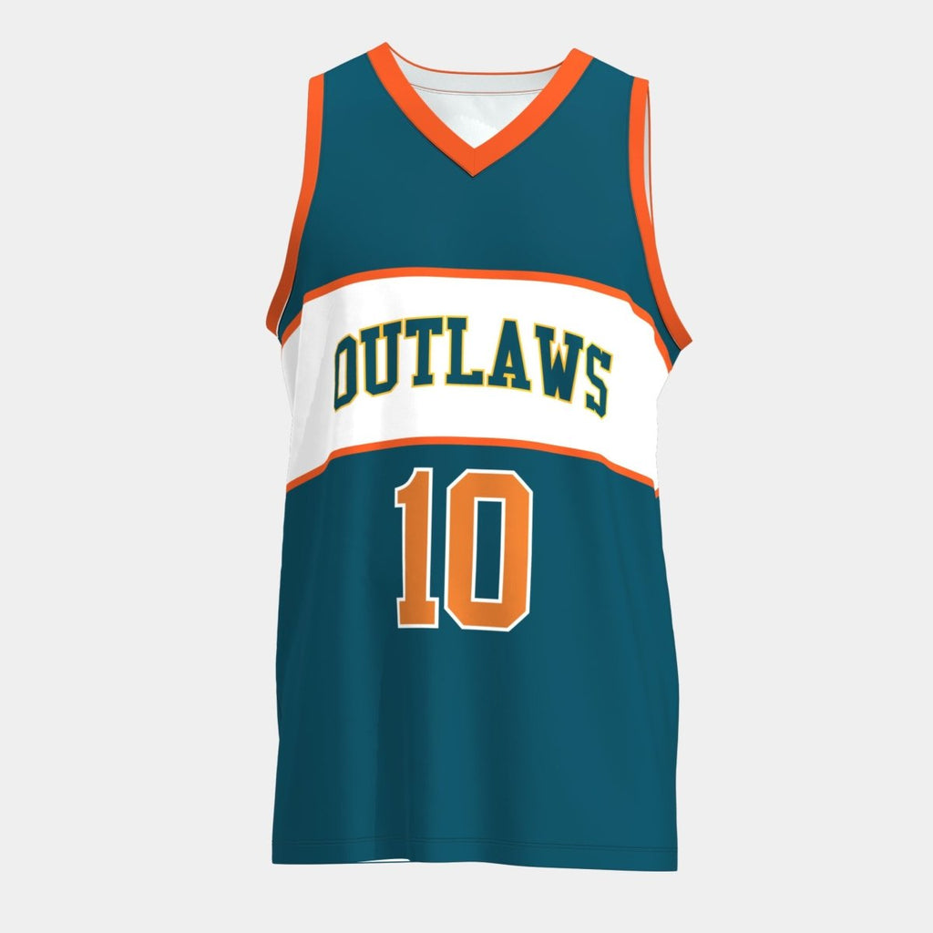 Outlaws Basketball Jersey - Kit Designer