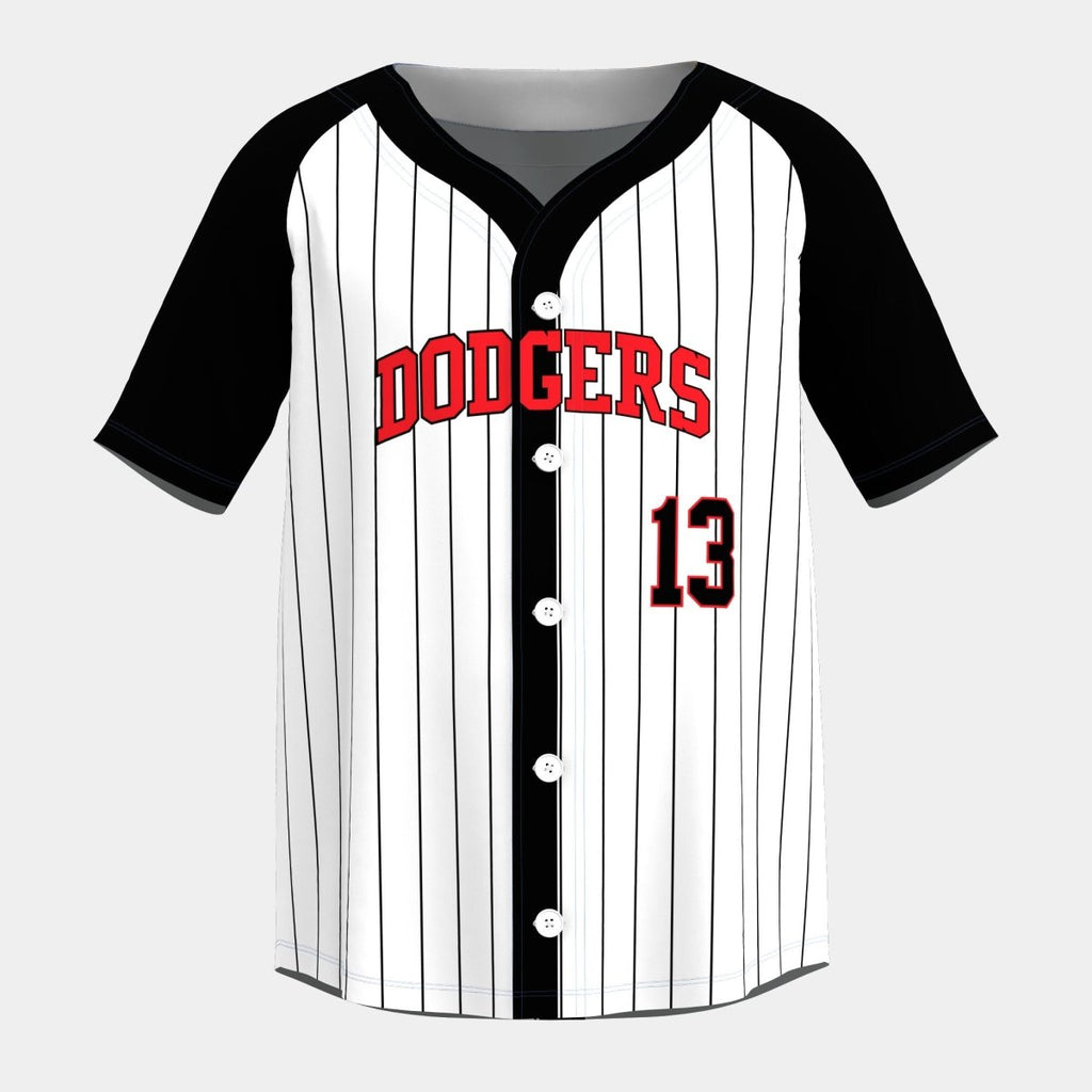 Pinstripes Baseball Jersey - Kit Designer